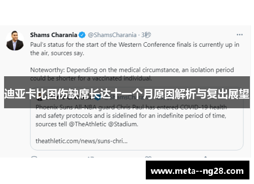 迪亚卡比因伤缺席长达十一个月原因解析与复出展望