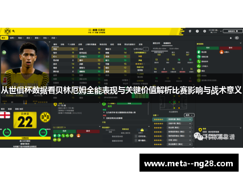 从世俱杯数据看贝林厄姆全能表现与关键价值解析比赛影响与战术意义 从世俱杯数据看贝林厄姆全能表现与关键价值解析比赛影响与战术意义